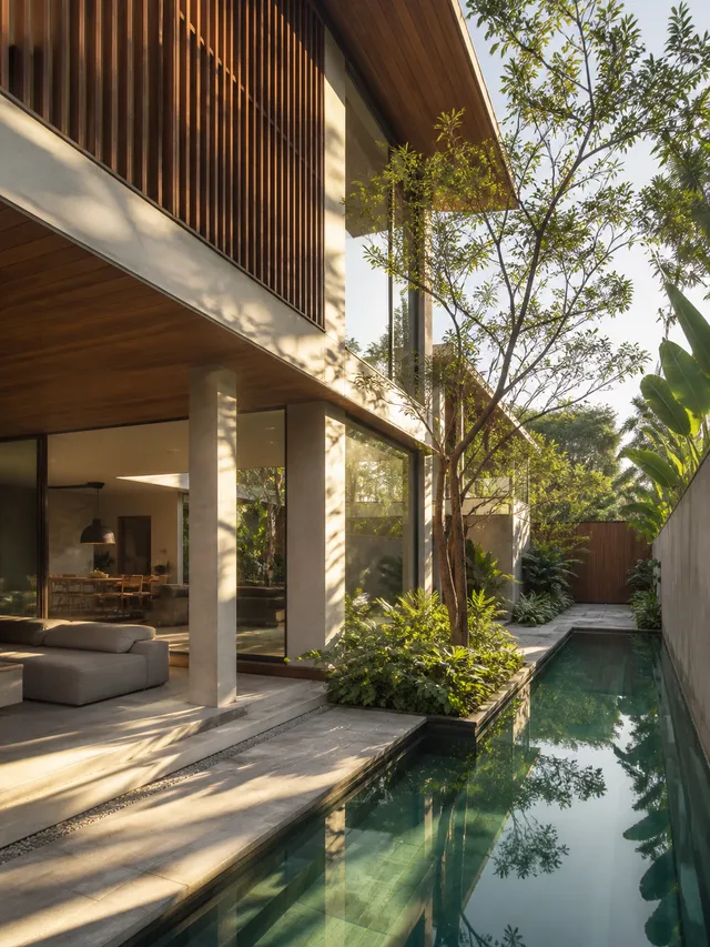 Illustrative tropical property campaign
